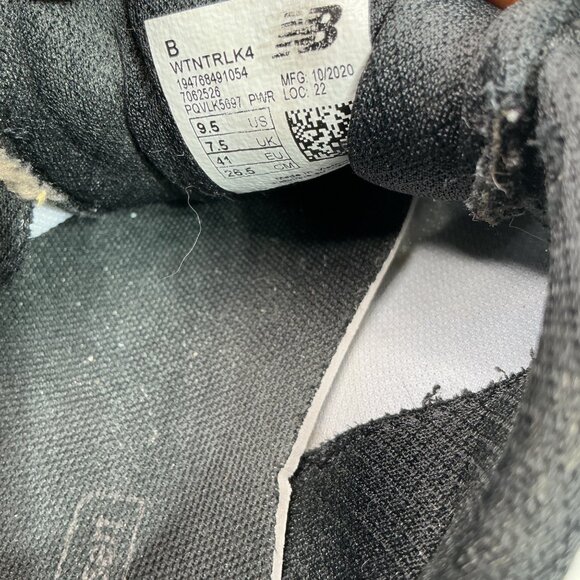 New Balance All Terrain Womens Trail Running Shoes Black/White Size 9.5 B - Picture 5 of 9